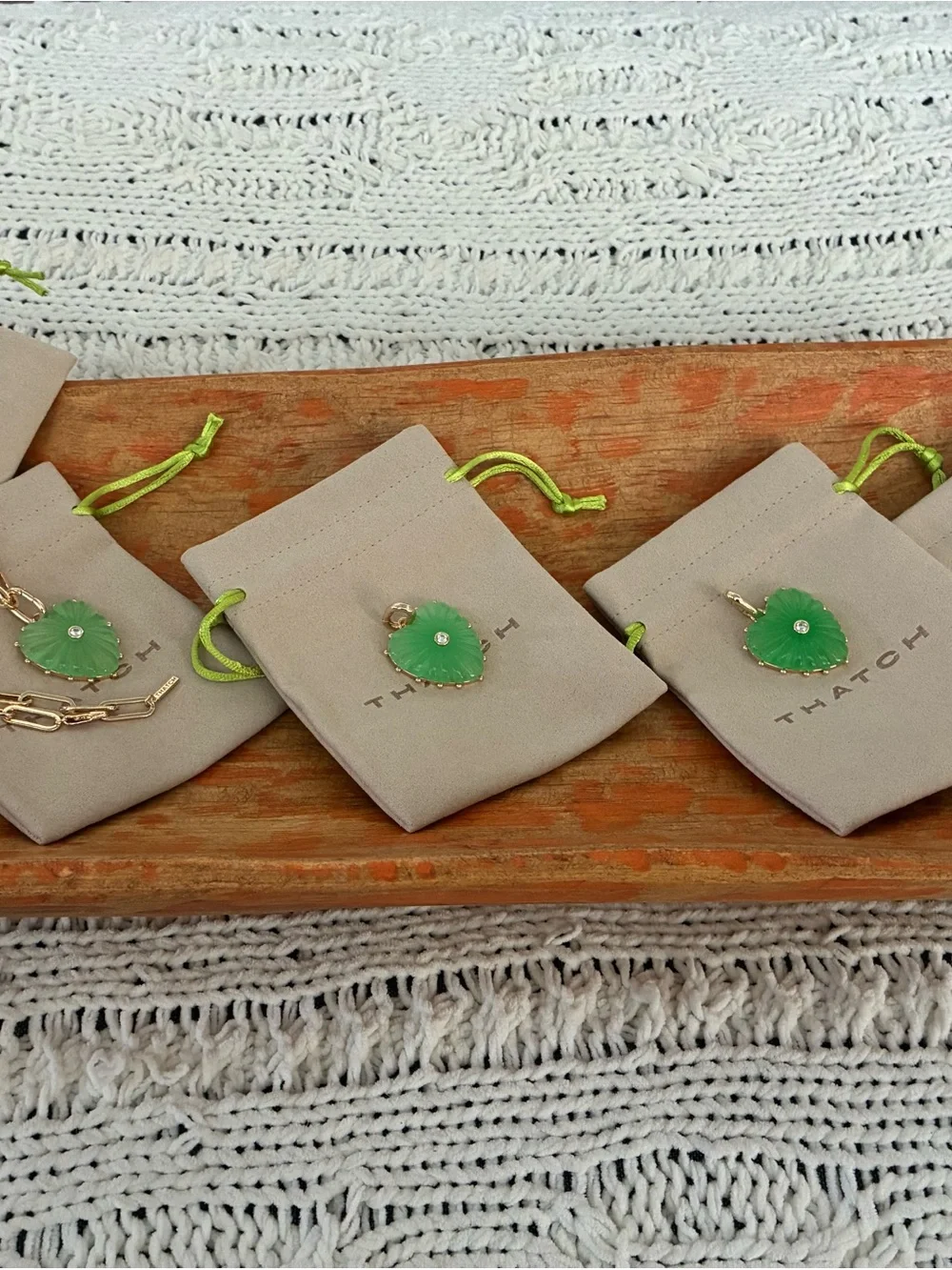 THATCH Malene Light Green Jade
Clip Necklace - Picture 2 of 6